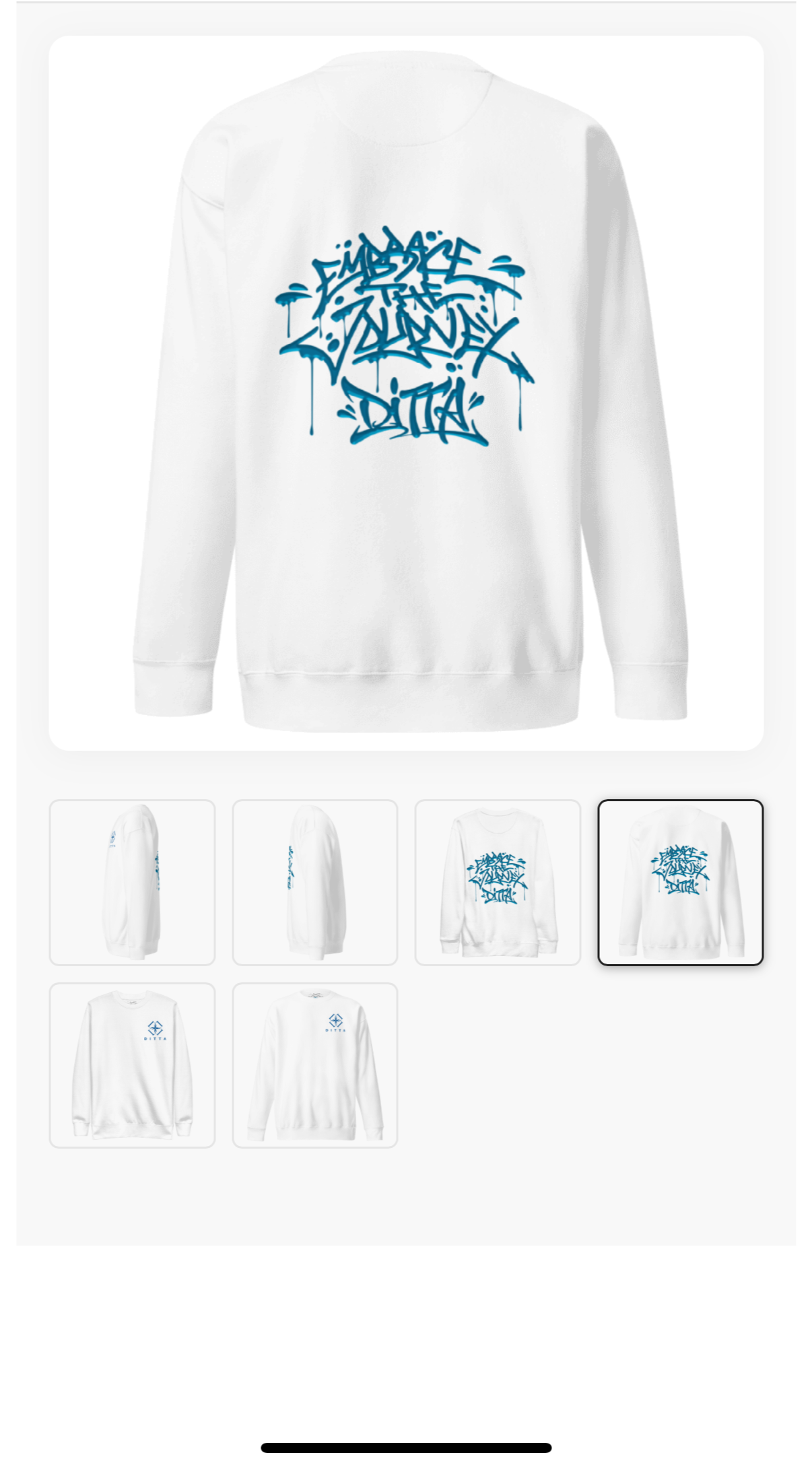 Ditta Embroidered Premium Sweatshirt