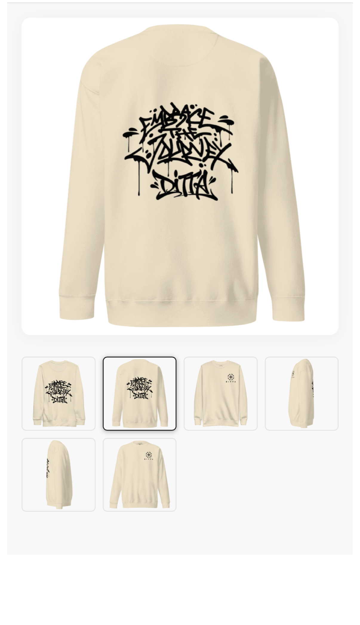 Ditta Embroidered Premium Sweatshirt