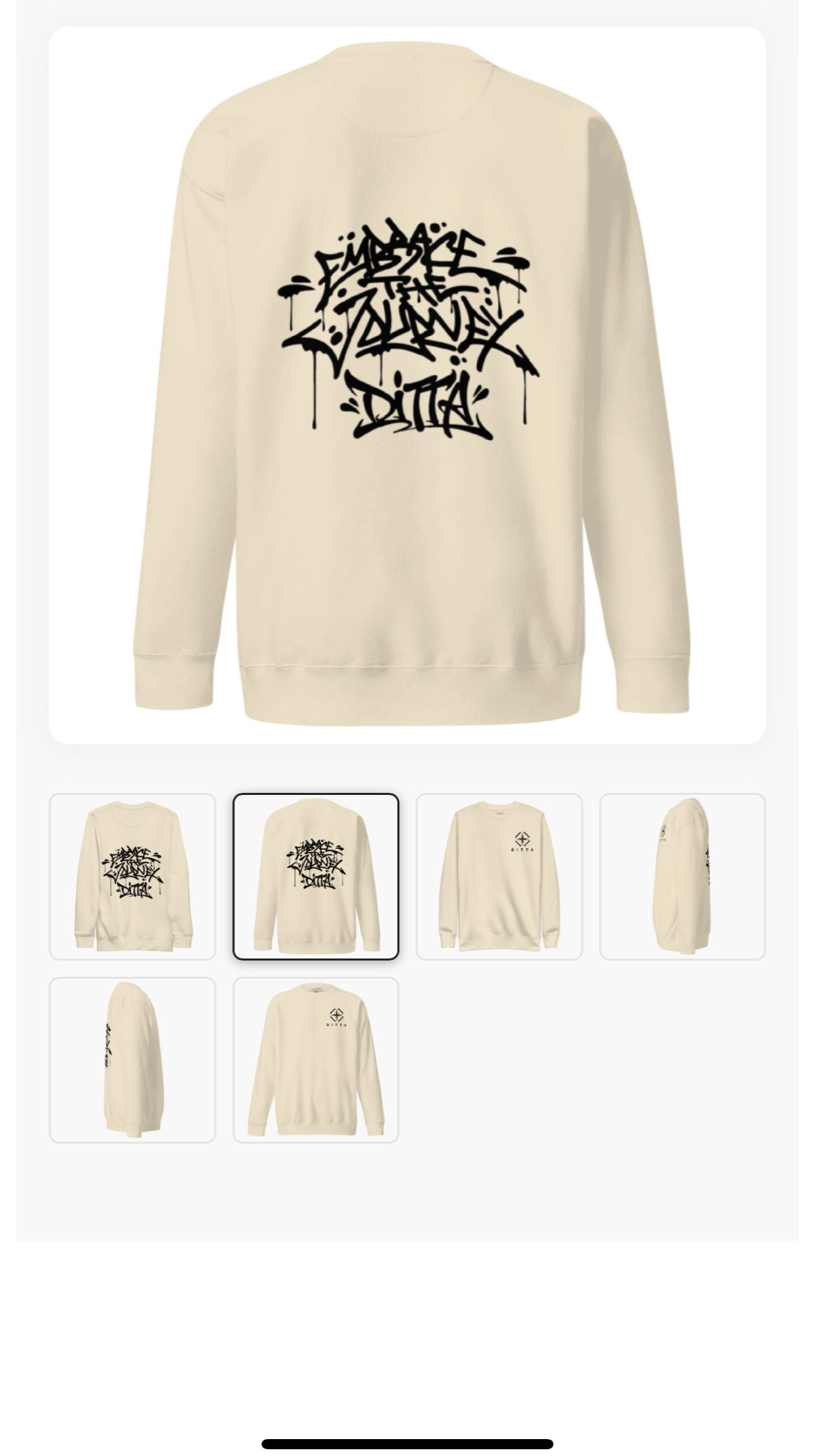 Ditta Embroidered Premium Sweatshirt