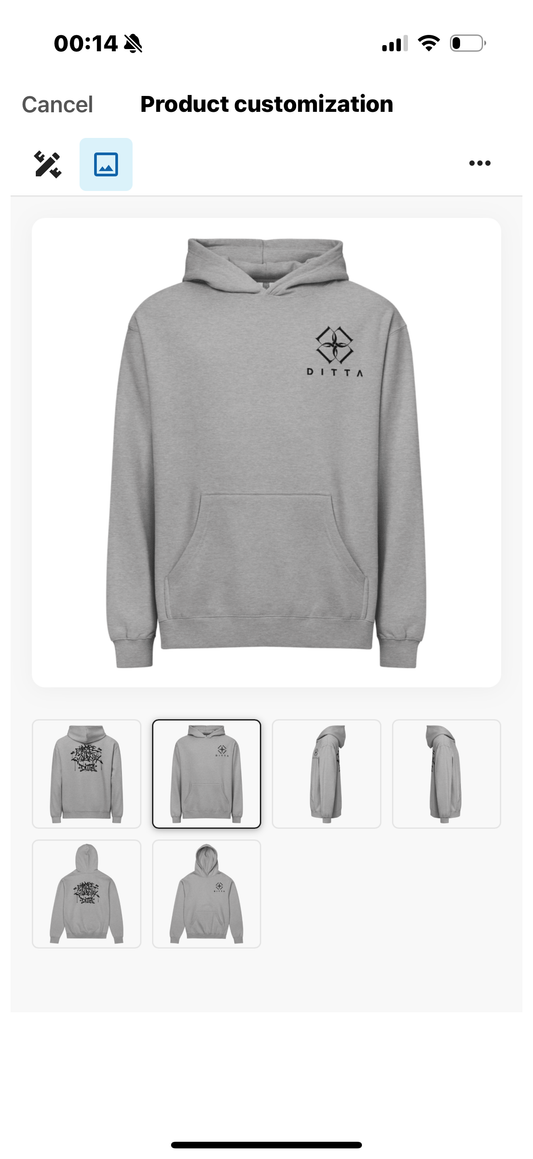 Ditta Men’s premium box box hoodie