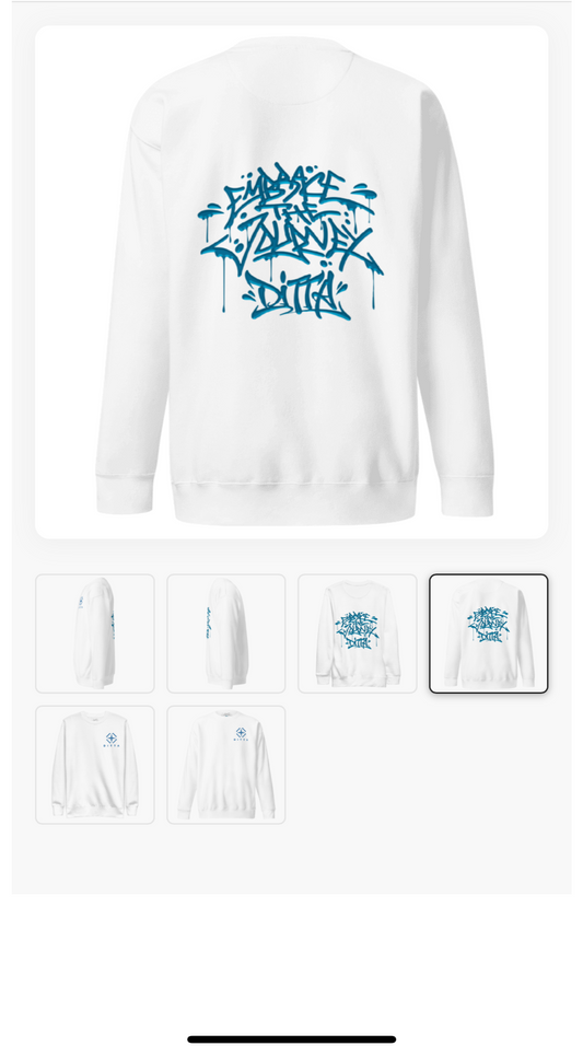 Ditta Embroidered  Premium Sweatshirt